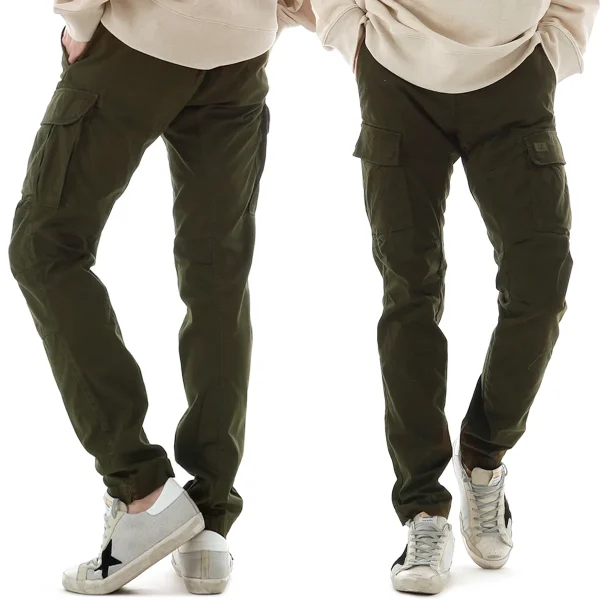 C.P. Company Stretch Sateen Cargo Pants Dark Green