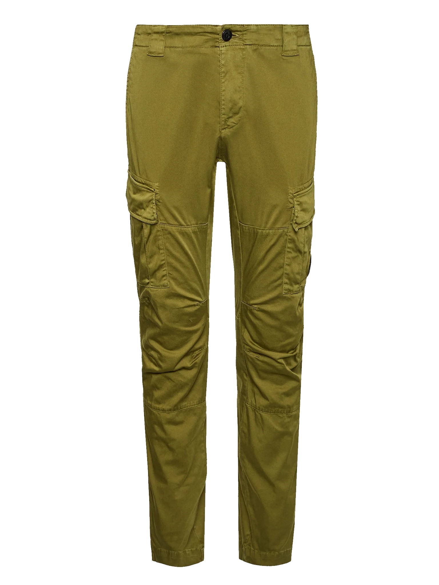 C.P. Company Stretch Sateen Lens Cargo Pants Green 698