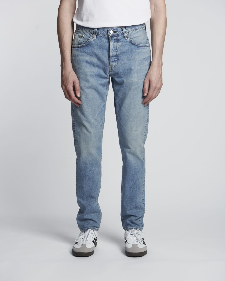 Edwin Slim Tapered Jeans L32 Blue - light used - Imagen 2