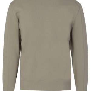 C.P. Company Diagonal Raised Fleece Crew Neck Sweatshirt Army Green - Imagen 2