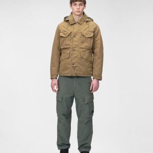 C.P. Company 50 FILI RUBBER Goggle Jacket Cumin Brown - Imagen 2
