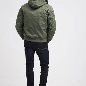 Alpha Industries MA-1 Hooded Sage Green - Imagen 3