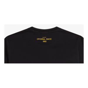 Fred Perry Velvet Laurel T-Shirt Black - Imagen 2