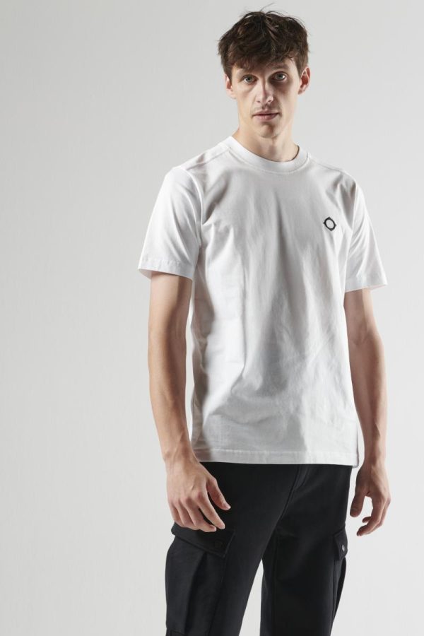 MA.STRUM SS Icon Tee Optic White