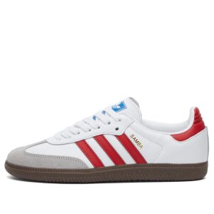 Adidas Samba OG IG1025 White / Better scarlet - Imagen 2