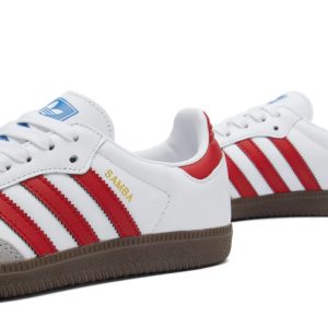 Adidas Samba OG IG1025 White / Better scarlet - Imagen 3