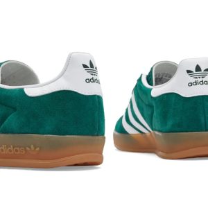 Adidas Gazelle Indoor JI2062 Woman Collegiate Green / Cloud White / Gum - Imagen 5