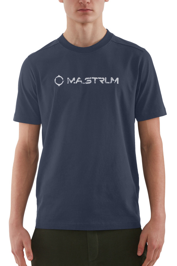 MA.STRUM Cracked Logo Tee Ink Navy