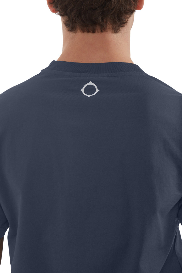 MA.STRUM Cracked Logo Tee Ink Navy - Imagen 2