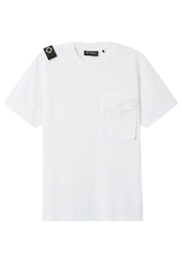 MA.STRUM Cargo Pocket Tee Optic White