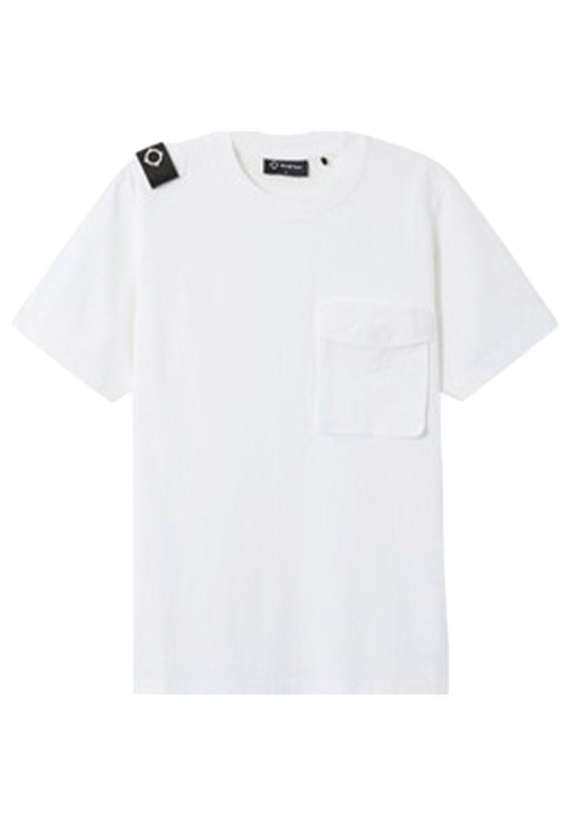 MA.STRUM Cargo Pocket Tee Optic White