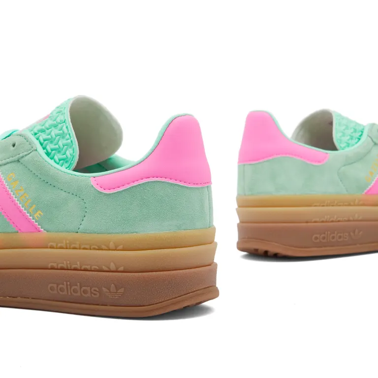 Adidas Gazelle Bold H06125 Pulse Mint / Screaming Pink / Gum M2 - Imagen 3