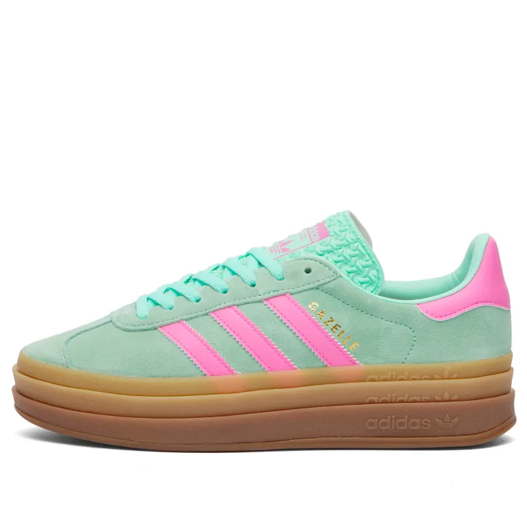 Adidas Gazelle Bold H06125 Pulse Mint / Screaming Pink / Gum M2 - Imagen 4