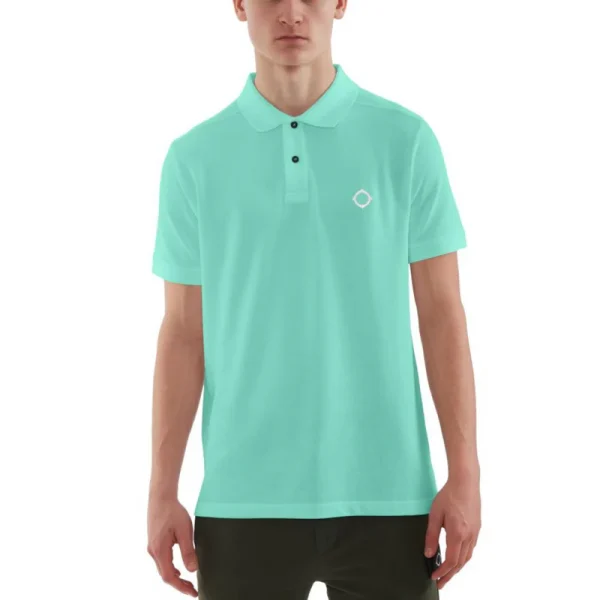 MA.STRUM SS Pique Polo Aquatic
