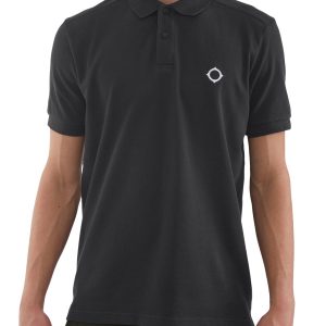 MA.STRUM SS Pique Polo Black