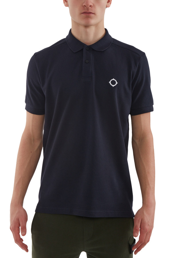MA.STRUM SS Pique Polo Ink Navy