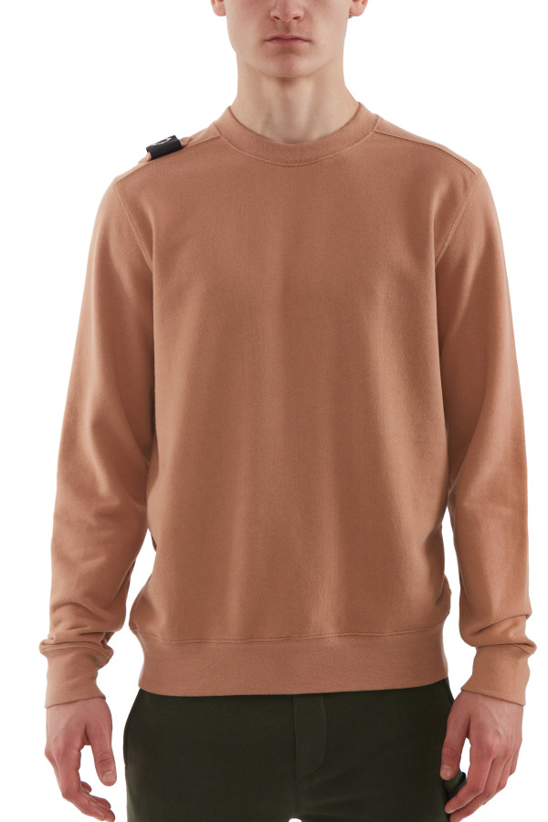 MA.STRUM Core Crew Sweat Army Brown