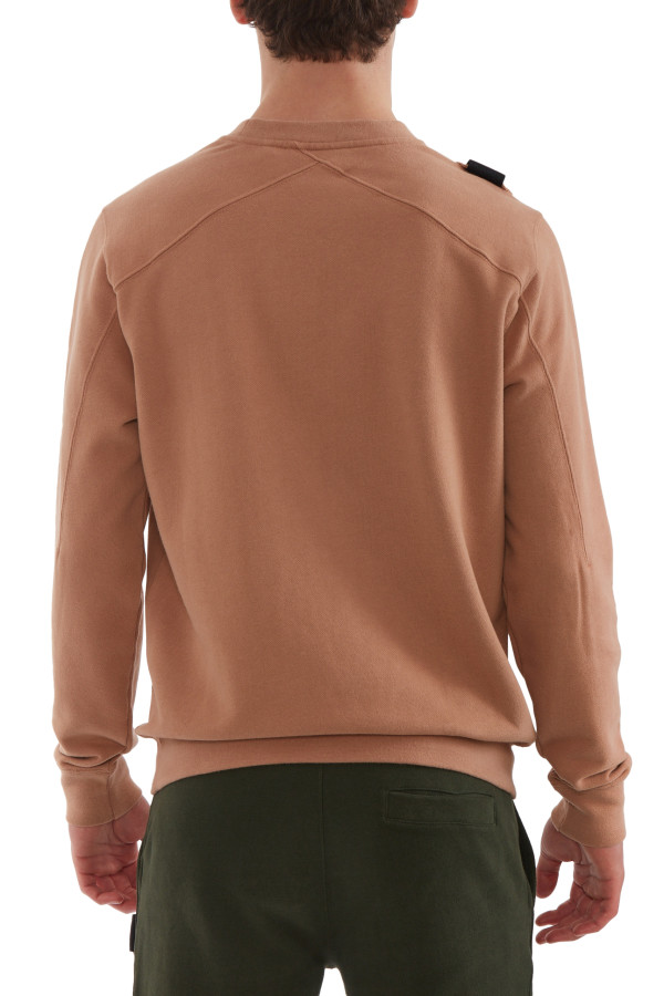 MA.STRUM Core Crew Sweat Army Brown - Imagen 2