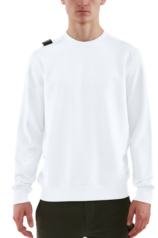 MA.STRUM Core Crew Sweat Optic White
