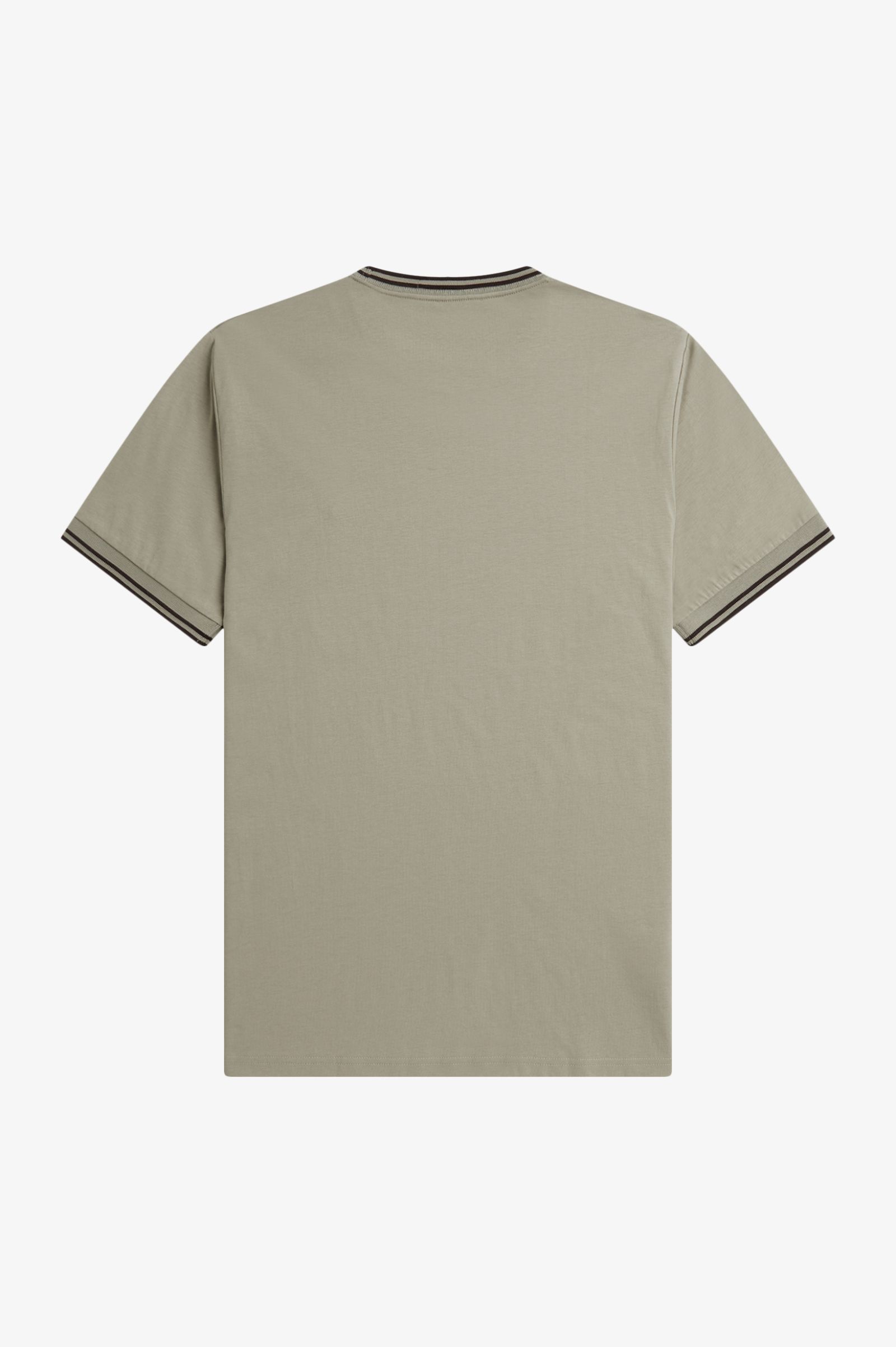 Fred Perry Twin Tipped T-Shirt Warm Grey / Carrington Brick - Imagen 2