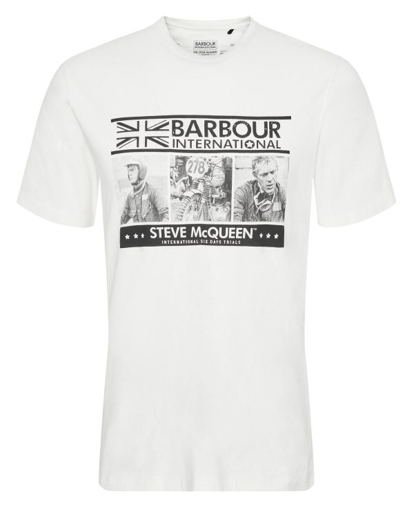 Barbour International Charge T-Shirt Whisper White