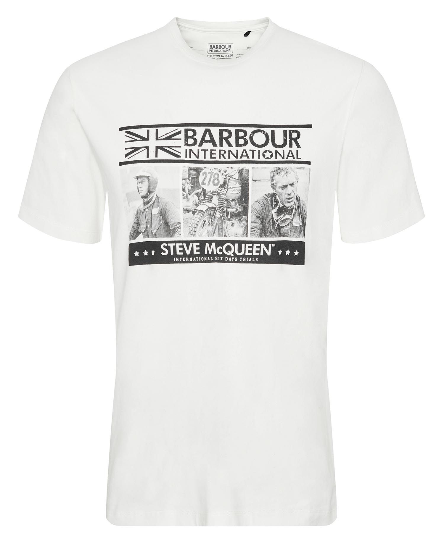 Barbour International Charge T-Shirt Whisper White