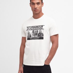Barbour International Charge T-Shirt Whisper White - Imagen 2
