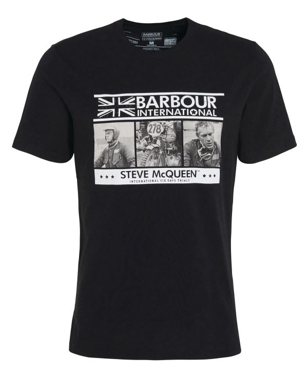 Barbour International Charge T-Shirt Classic Black