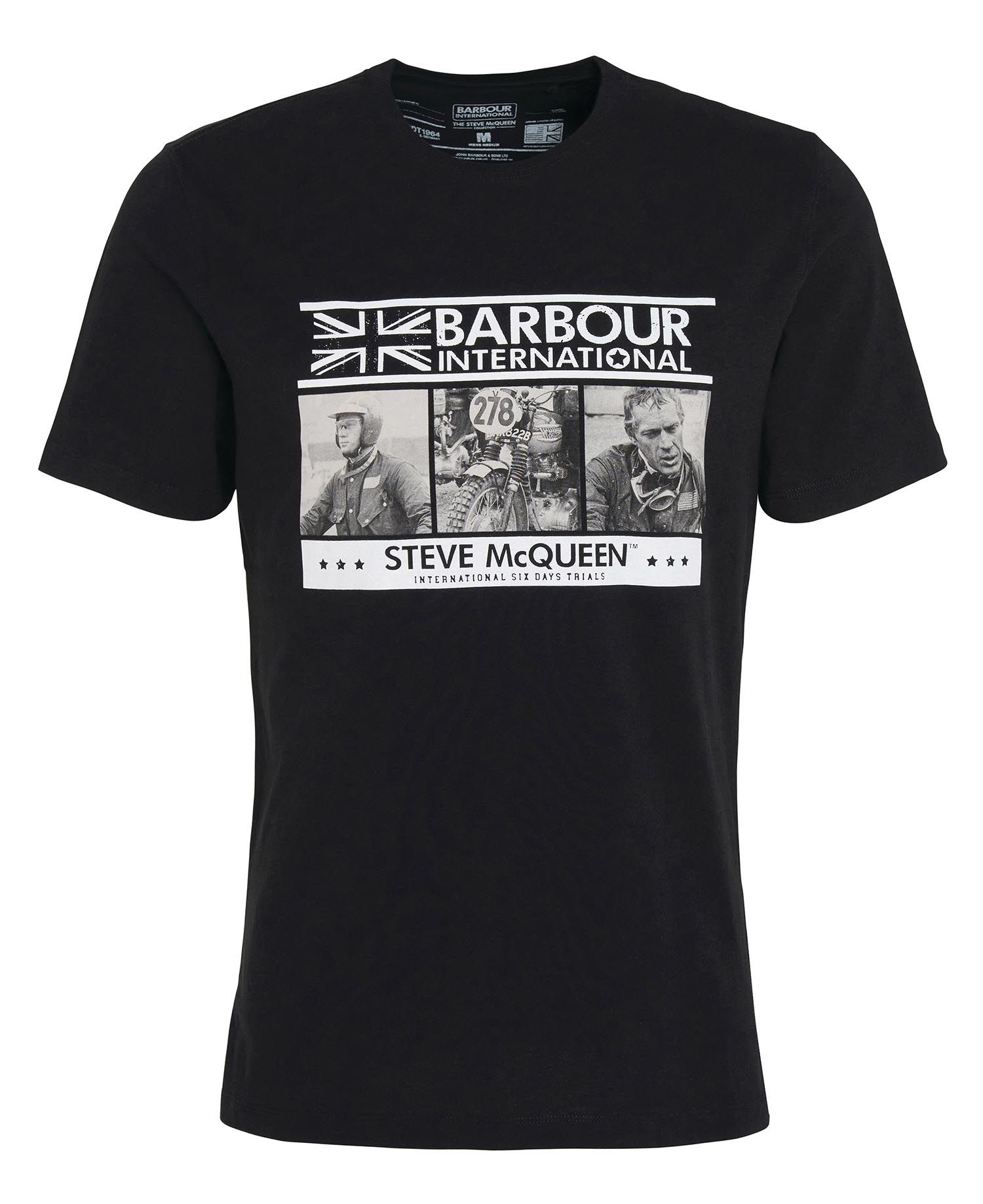 Barbour International Charge T-Shirt Classic Black