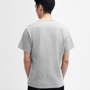 Barbour International Mount T-Shirt Grey Marl - Imagen 3