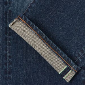 Edwin Slim Tapered Jeans L32 Blue Mid Dark Used - Imagen 5