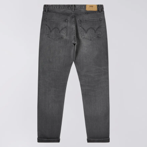 Edwin Regular Tapered Jeans L32 Black Light Used - Imagen 4