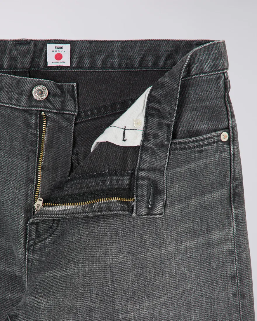 Edwin Regular Tapered Jeans L32 Black Light Used - Imagen 5