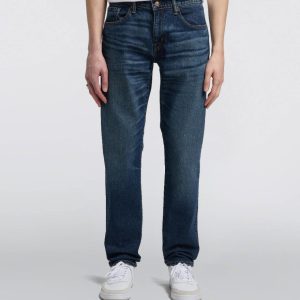 Edwin Regular Tapered Jeans L32 Blue Dark Used - Imagen 2