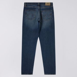 Edwin Regular Tapered Jeans L32 Blue Dark Used - Imagen 6