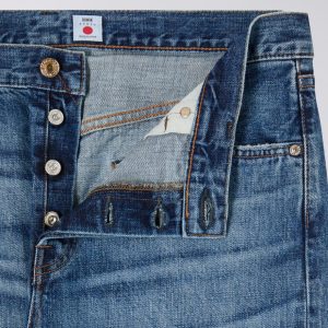 Edwin Slim Tapered Jean L32 Blue Mid Dark Wash - Imagen 4