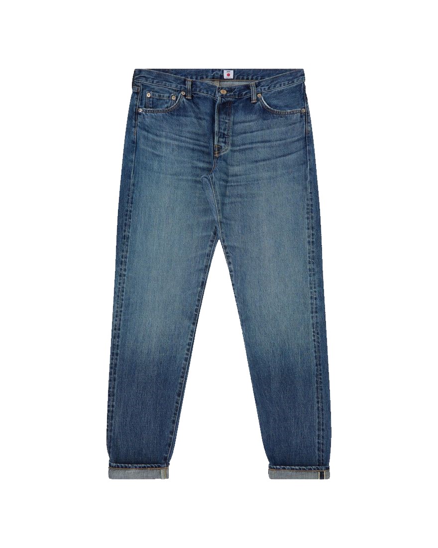 Edwin Regular Tapered Jeans L32 Blue Mid Dark Wash