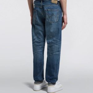 Edwin Regular Tapered Jeans L32 Blue Mid Dark Wash - Imagen 3