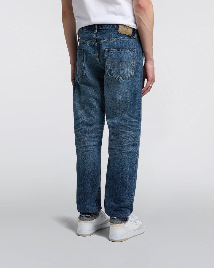 Edwin Regular Tapered Jeans L32 Blue Mid Dark Wash - Imagen 3