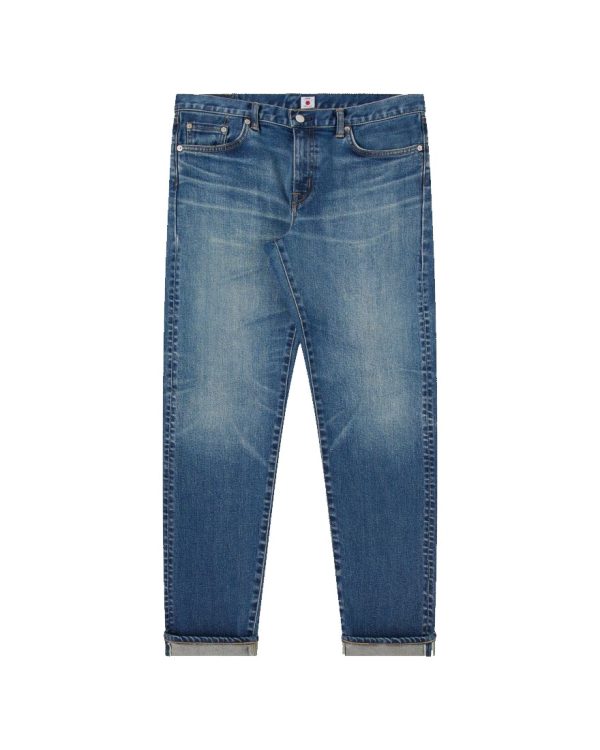 Edwin Regular Tapered Jeans L32 Blue Mid Used
