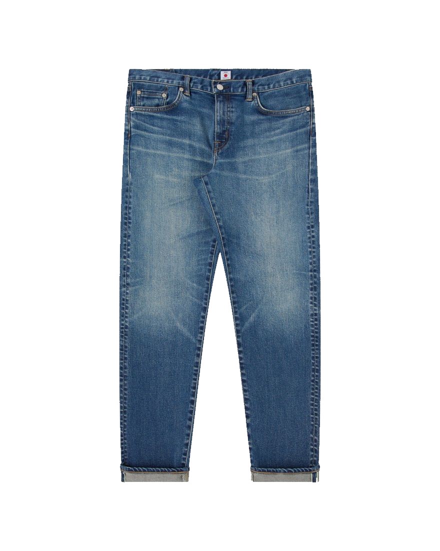 Edwin Regular Tapered Jeans L32 Blue Mid Used