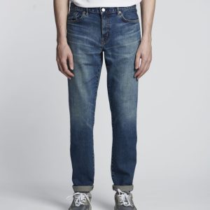 Edwin Regular Tapered Jeans L32 Blue Mid Used - Imagen 2