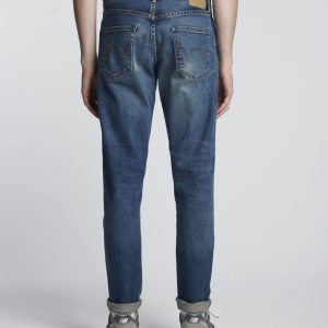 Edwin Regular Tapered Jeans L32 Blue Mid Used - Imagen 3