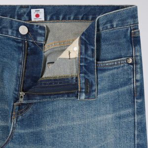 Edwin Regular Tapered Jeans L32 Blue Mid Used - Imagen 4