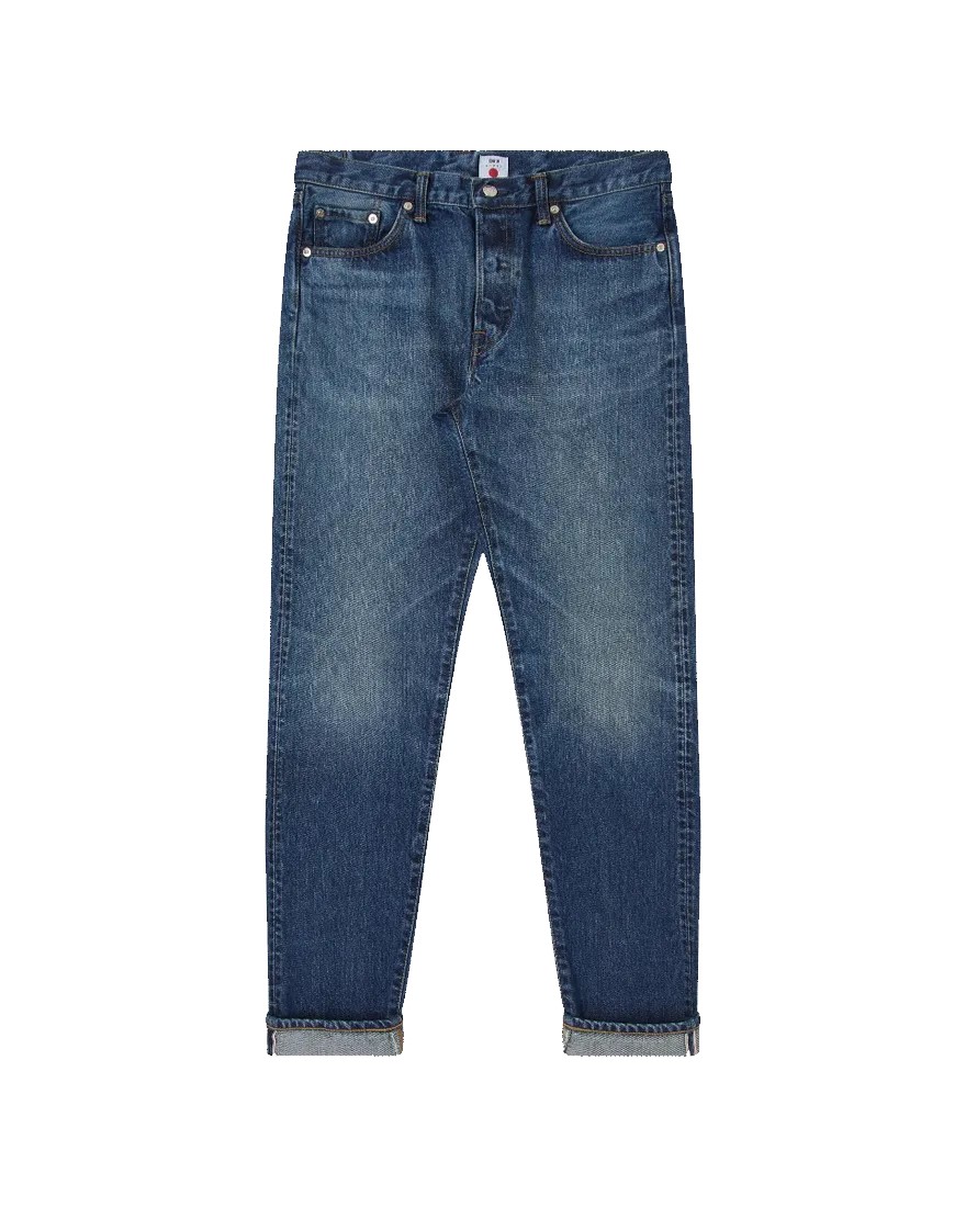 Edwin Slim Tapered Jeans L32 Blue Dark Used