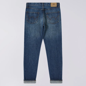 Edwin Slim Tapered Jeans L32 Blue Dark Used - Imagen 2