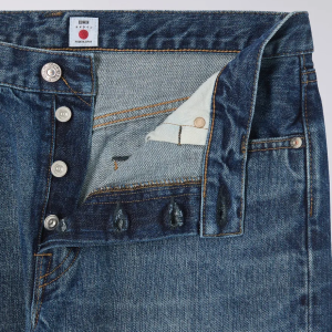 Edwin Slim Tapered Jeans L32 Blue Dark Used - Imagen 5