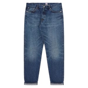Edwin Regular Tapered Jeans L32 Blue Dark Used