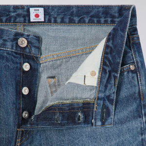 Edwin Regular Tapered Jeans L32 Blue Dark Used - Imagen 5