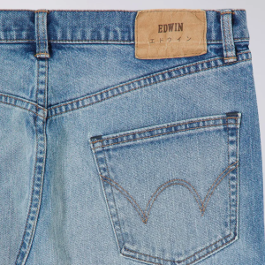 Edwin Slim Tapered Jeans L32 Blue Light Used - Imagen 3